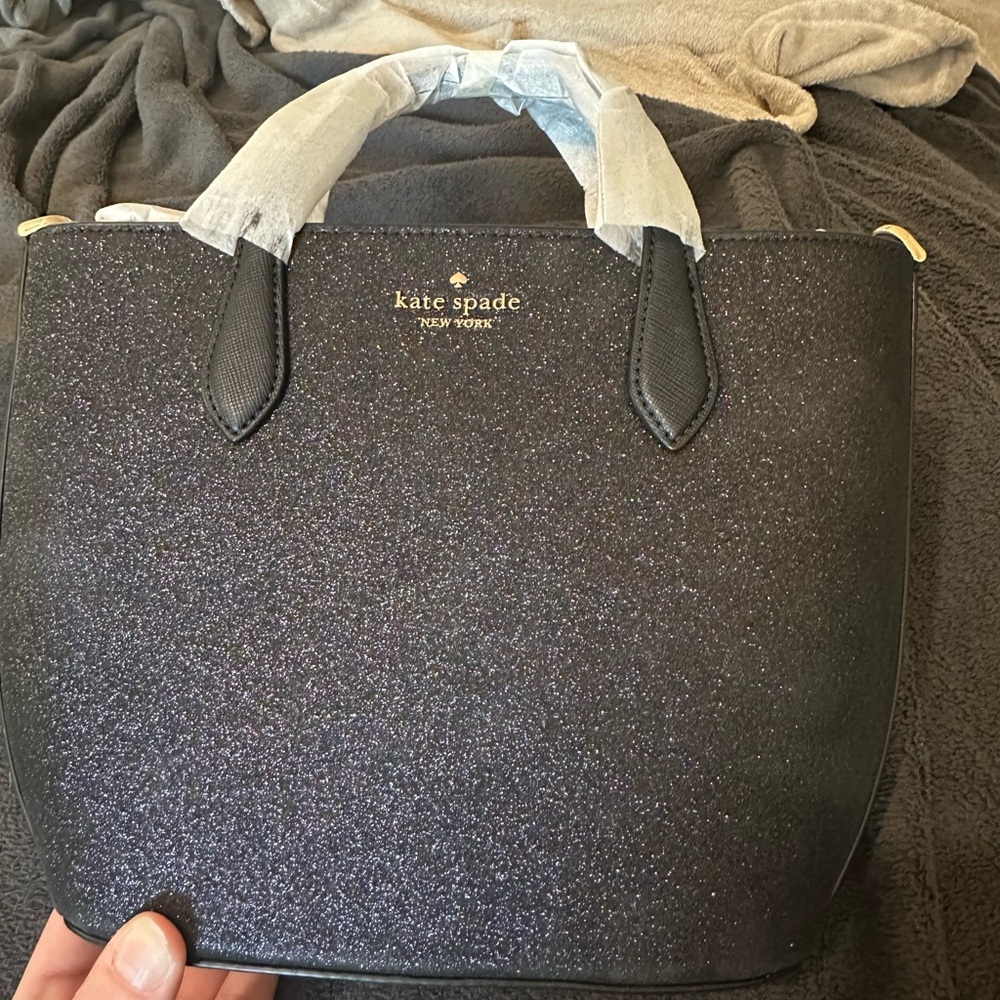 Kate Spade Black Satchel with Structured Design